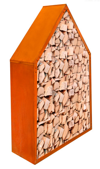 Étagère à bois pour cheminée