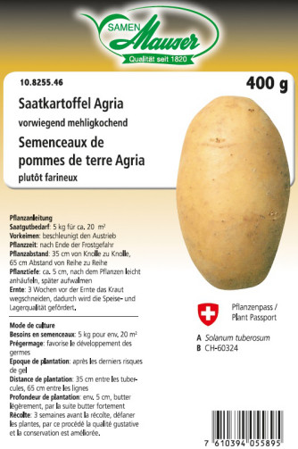 Semenceaux de pommes de terre ’Agria’ 400 g