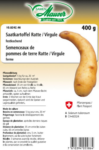 Semenceaux de pommes de terre ’Ratte’ / ’Virgule’ 400 g