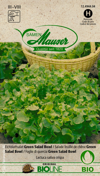 Knospe Bio Eichblatt Green Salad Bowl