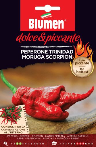 Paprika Trinidad Scorpion Rosso